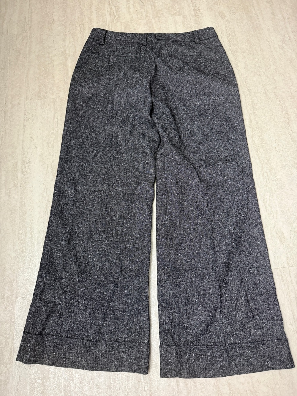 CAbi pants Wide-Leg Gray Dress Pants #230 Speckle trouser tweed pants - Picture 9 of 11